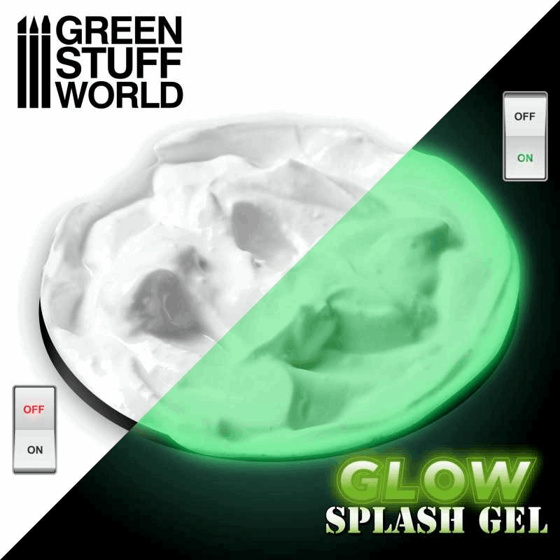 Greenstuff World Glow Splash Gel Spectral Green