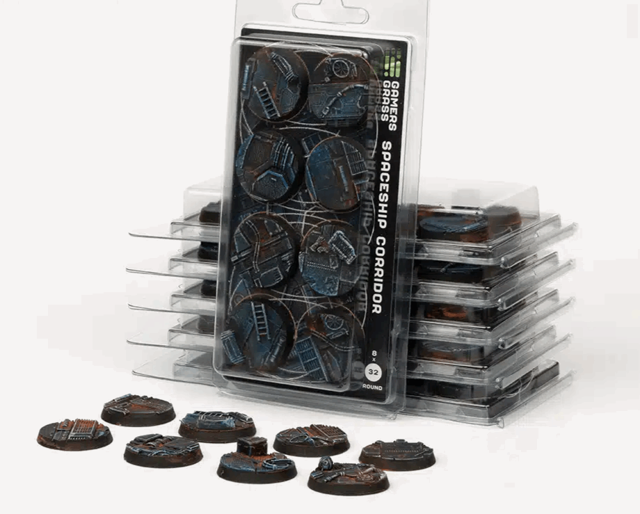 GamersGrass Spaceship Corridor Battle Ready Bases 32mm