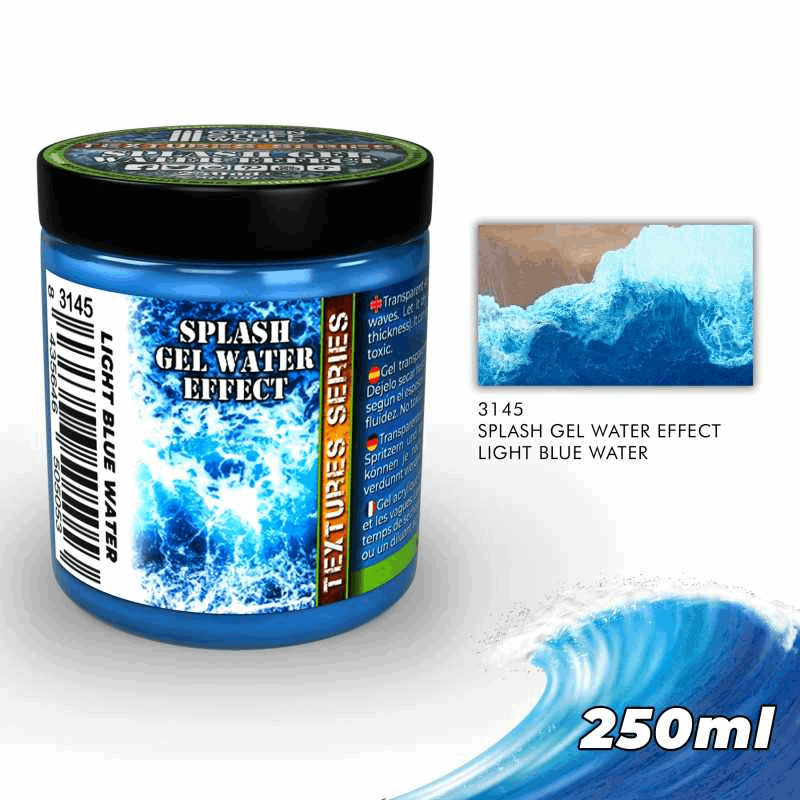Greenstuff World Light Blue Water Splash Gel Effect