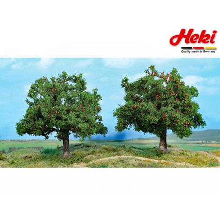 Heki - Tree - Apple Trees - 2 x - 13cm
