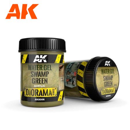 AK Interactive - Water Gel Swamp Green 250ml