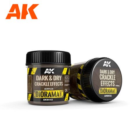 AK Interactive - Crackle Effects Dark & Dry 100ML