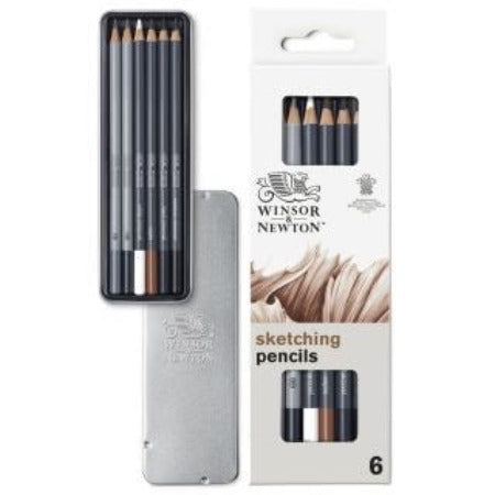 Winsor & Newton - Studio Collection Sketching Pencil x6