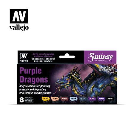 Paint set Purple Dragons