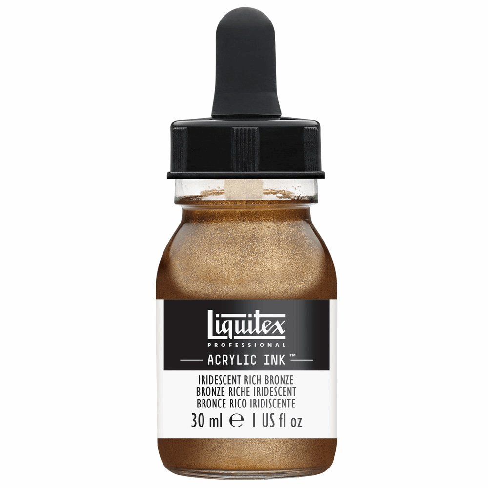 Iridescent Rich Bronze liquitex 229 Ink