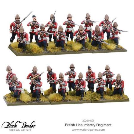 Anglo-Zulu War: British Line Infantry Regimen