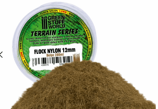 Greenstuff World Beige 12 mm Static Grass