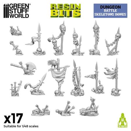 Battle Skeleton Bones 1:48