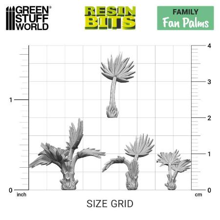 Resin - Fan Palms