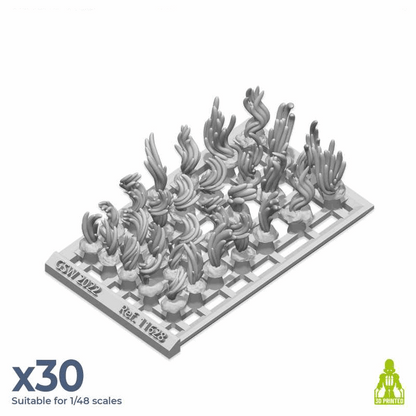 Green Stuff World Seaweed Plants on sprue