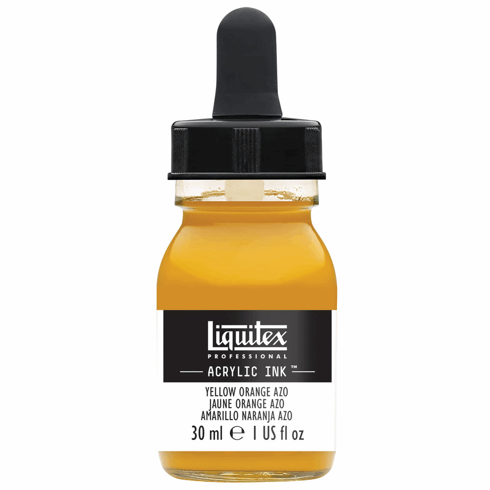 Liquitex ink Yellow Orange AZO 414