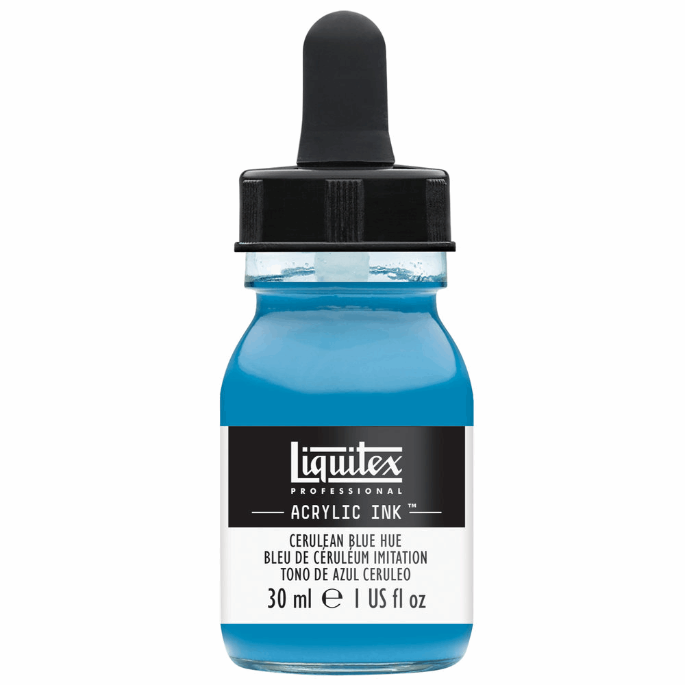 Cerulean Blue Hue Liquitex 470 ink