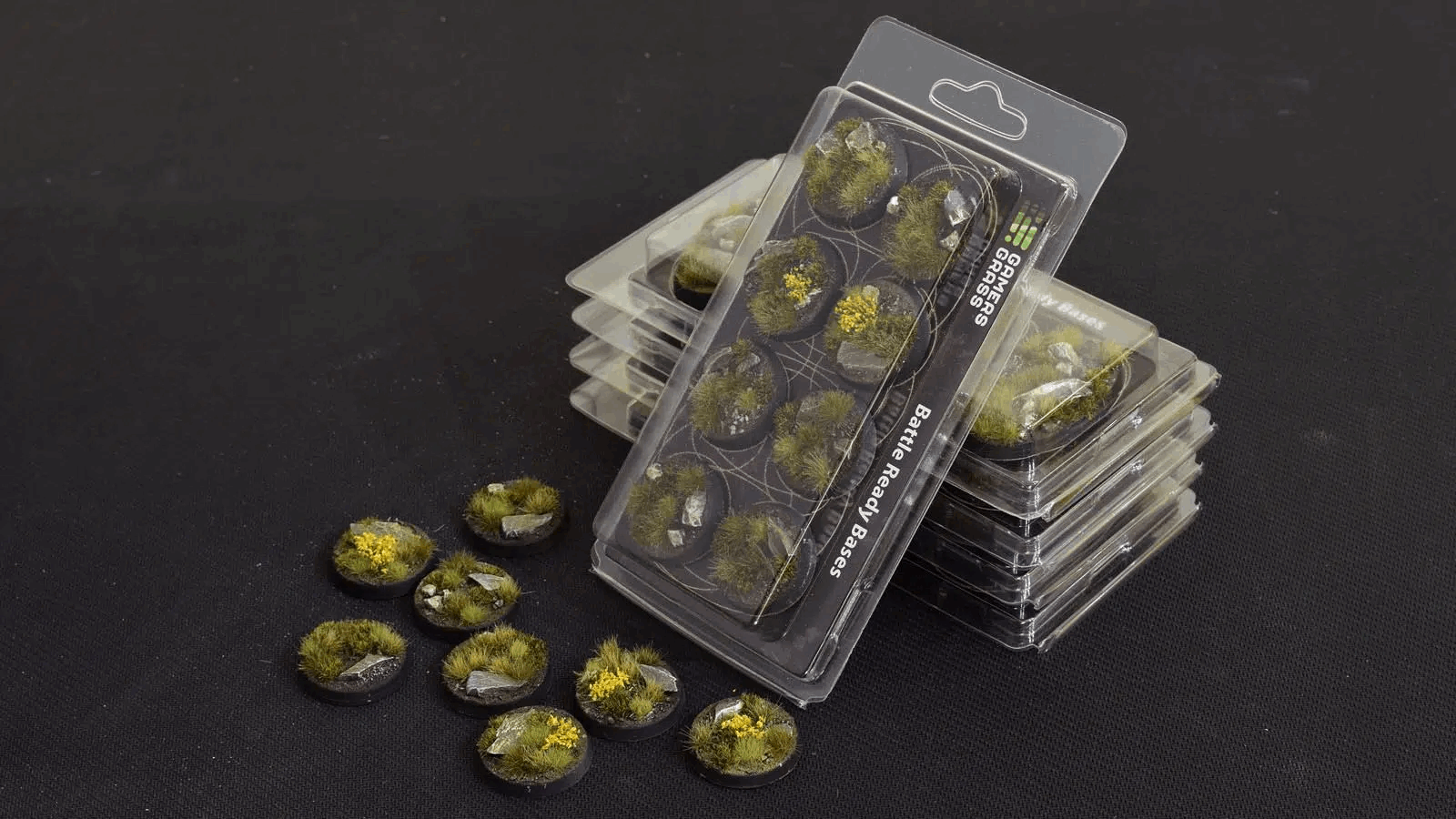 GamersGrass Highland Battle Ready Bases Round 32mm 