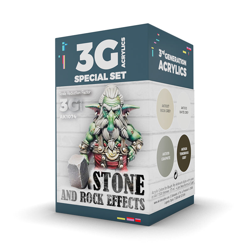 AK Interactive 3Gen Acrylics Stone and Rock Set