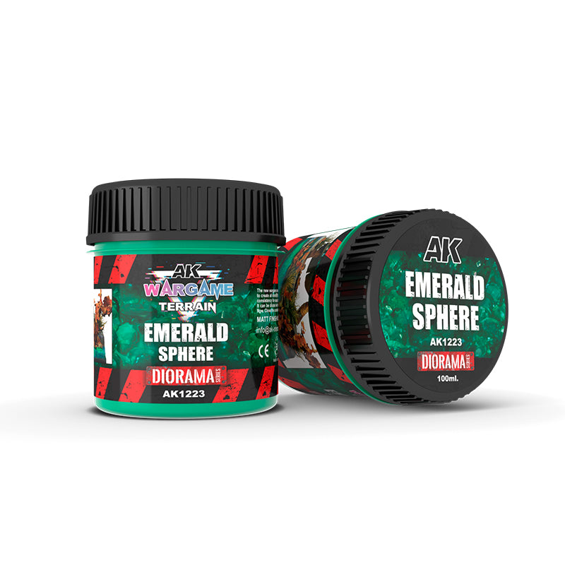 AK Interactive Emerald Sphere Basing Paste