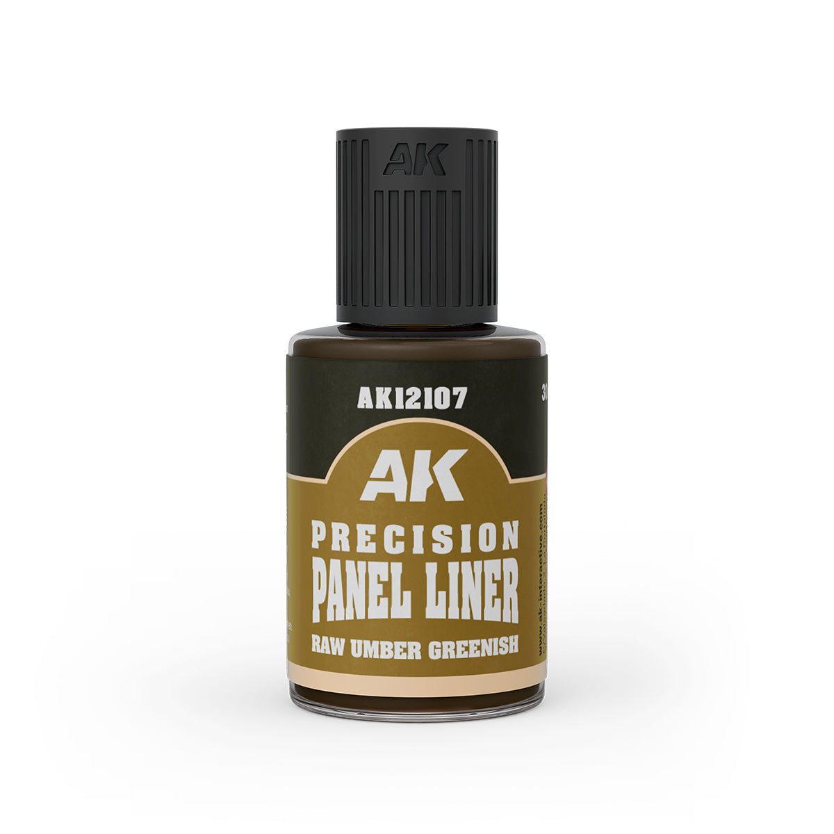 Bottle of AK Precision Panel Liner on a white background