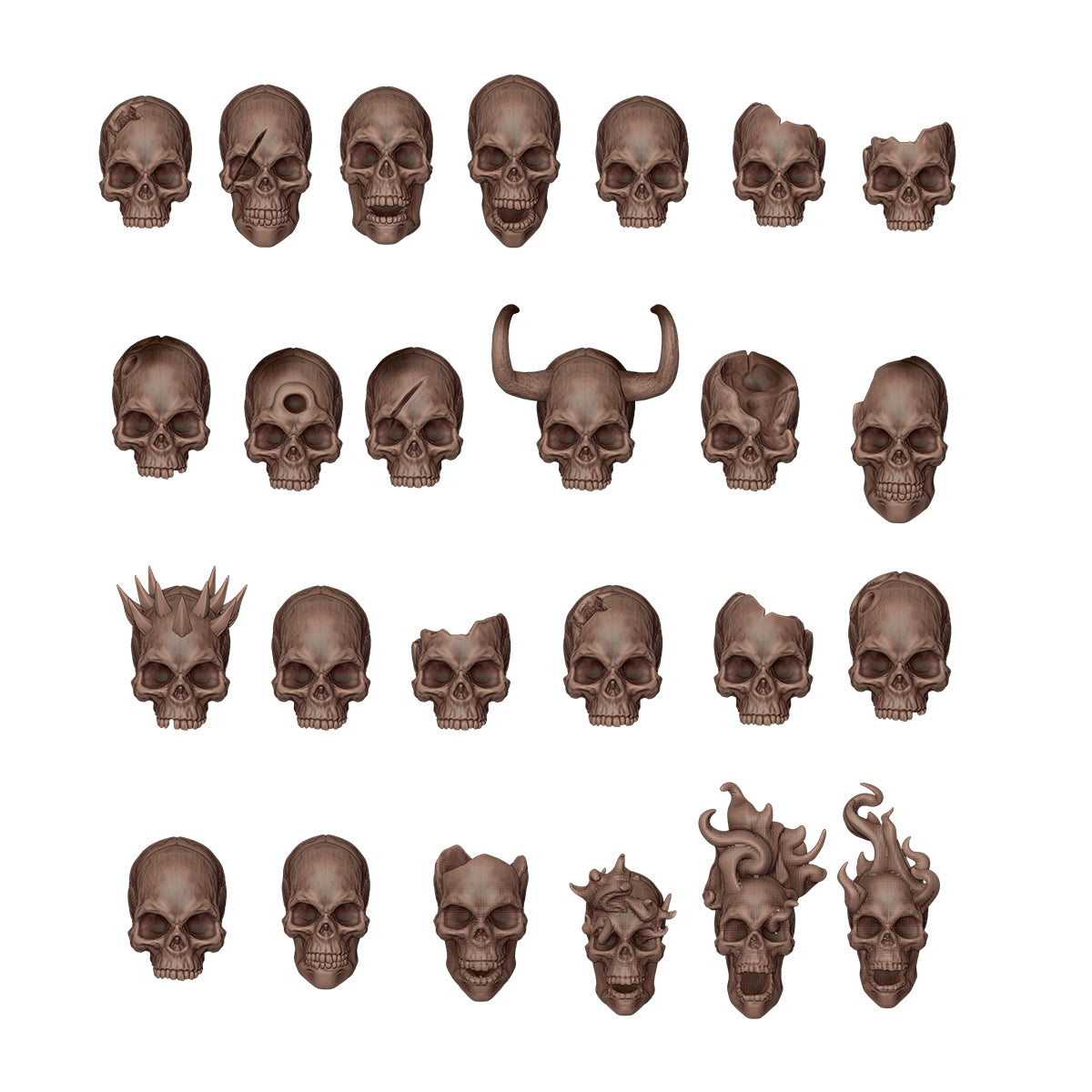 AK Interactive Skulls Basing Bits