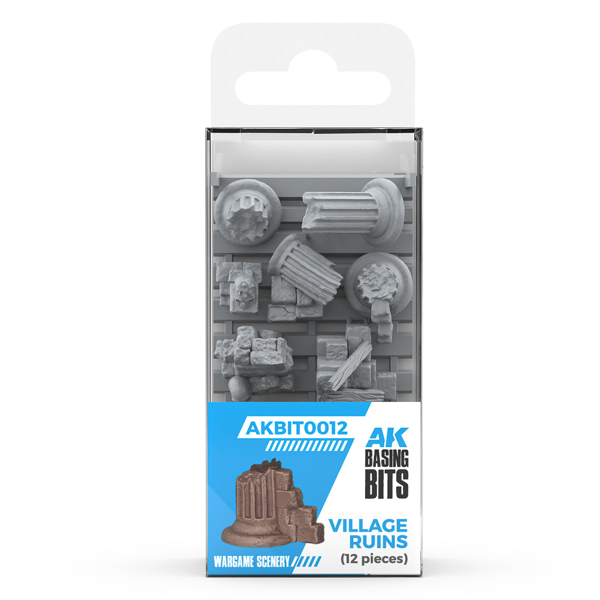 AK Interactive Village Ruins Basing Bits