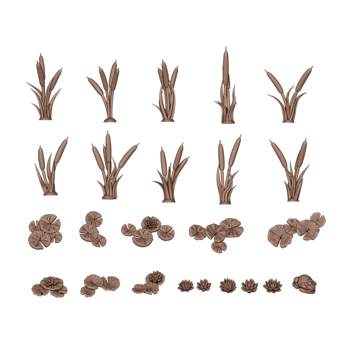 AK Interactive Cattails & Waterlilies Basing Bits