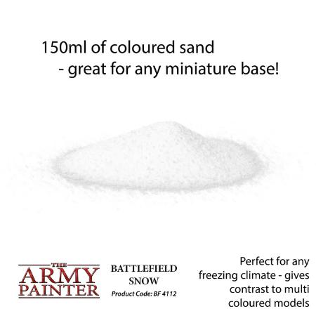 Army Painter - Battlefield Basing: Snow