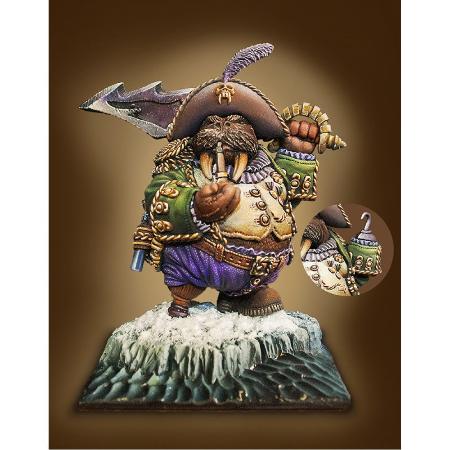 Pirates - Captain Walrus 40mm