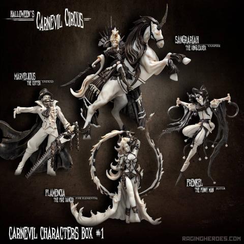 Carnevil Circus - Characters Box #1