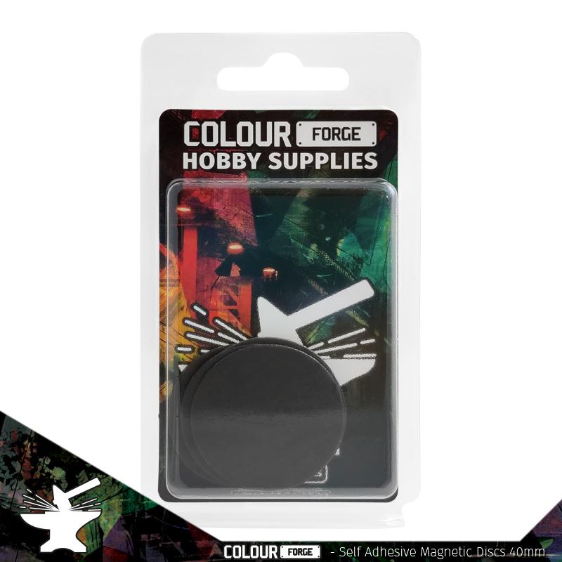 Colour Forge Self Adhesive Magnet Discs 40 mm (5)