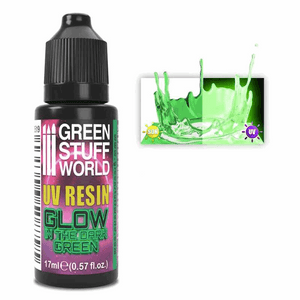 Greenstuff World Glow in the dark resin green