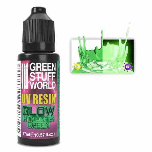 Greenstuff World Glow in the dark resin green