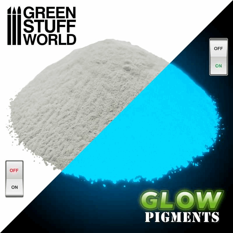 Greenstuff World Glow Pigments Mind Turquoise