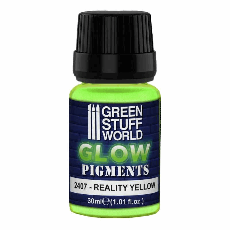 Greenstuff World Glow Pigments Reality Yellow 