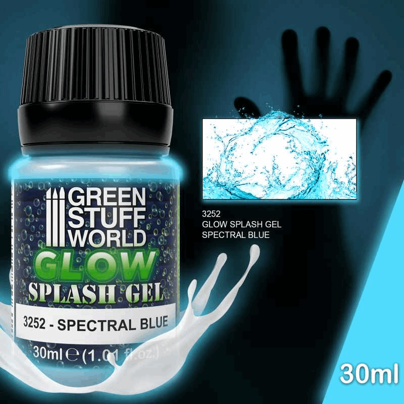 Greenstuff World Glow Splash Gel Spectral Blue