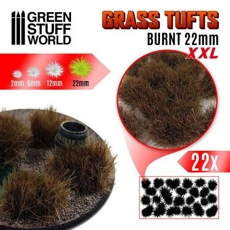 Greenstuff World - Grass Tufts Grass Tufts XXL - Burnt - 22mm