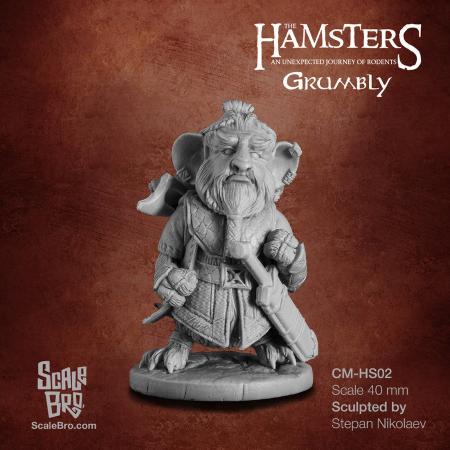 Hamsters - Grumbly 40mm