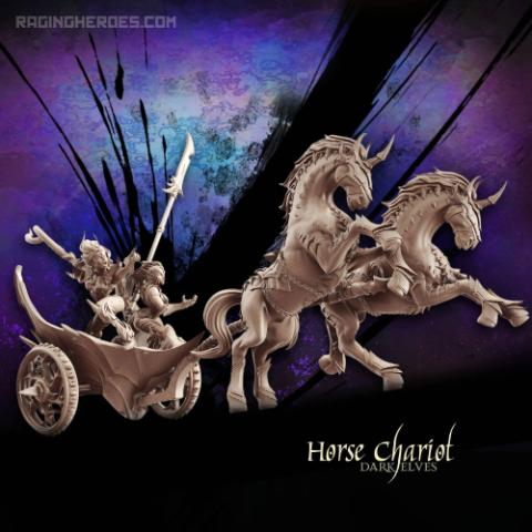 Dark Elves - Horse Chariot