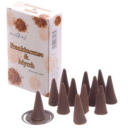 Incense Cones - Frankincense & Myrrh