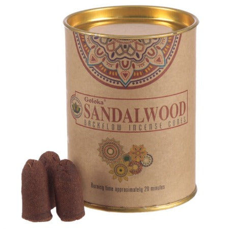 Backflow Incense Cones - Sandalwood