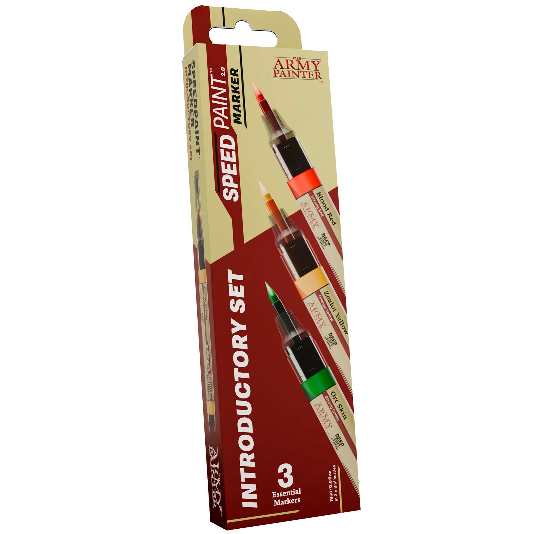 Packaged set of Army Painter Speed Paint Markers on a white background