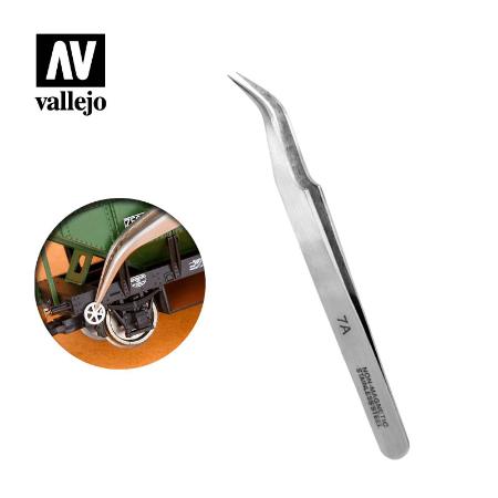 Tweezer - Vallejo - Extra fine Curved Tweezers