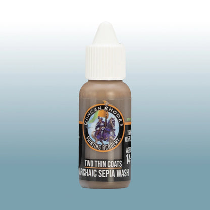 Two Thin Coats Archaic Sepia Wash