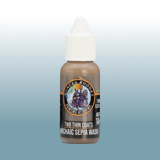 Two Thin Coats Archaic Sepia Wash