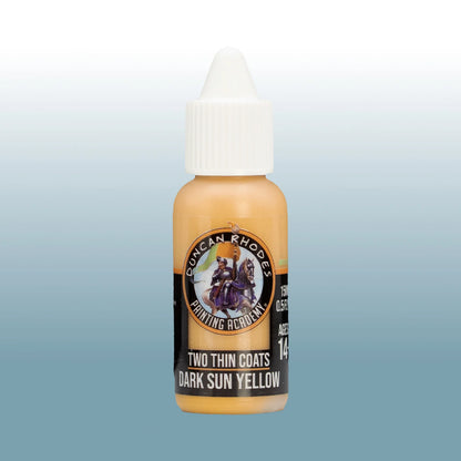 Two Thin Coats Dark Sun Yellow