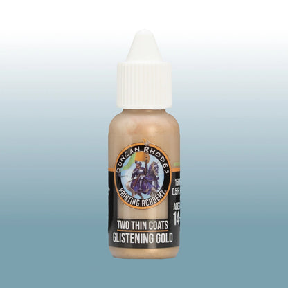 Two Thin Coats Glistening Gold