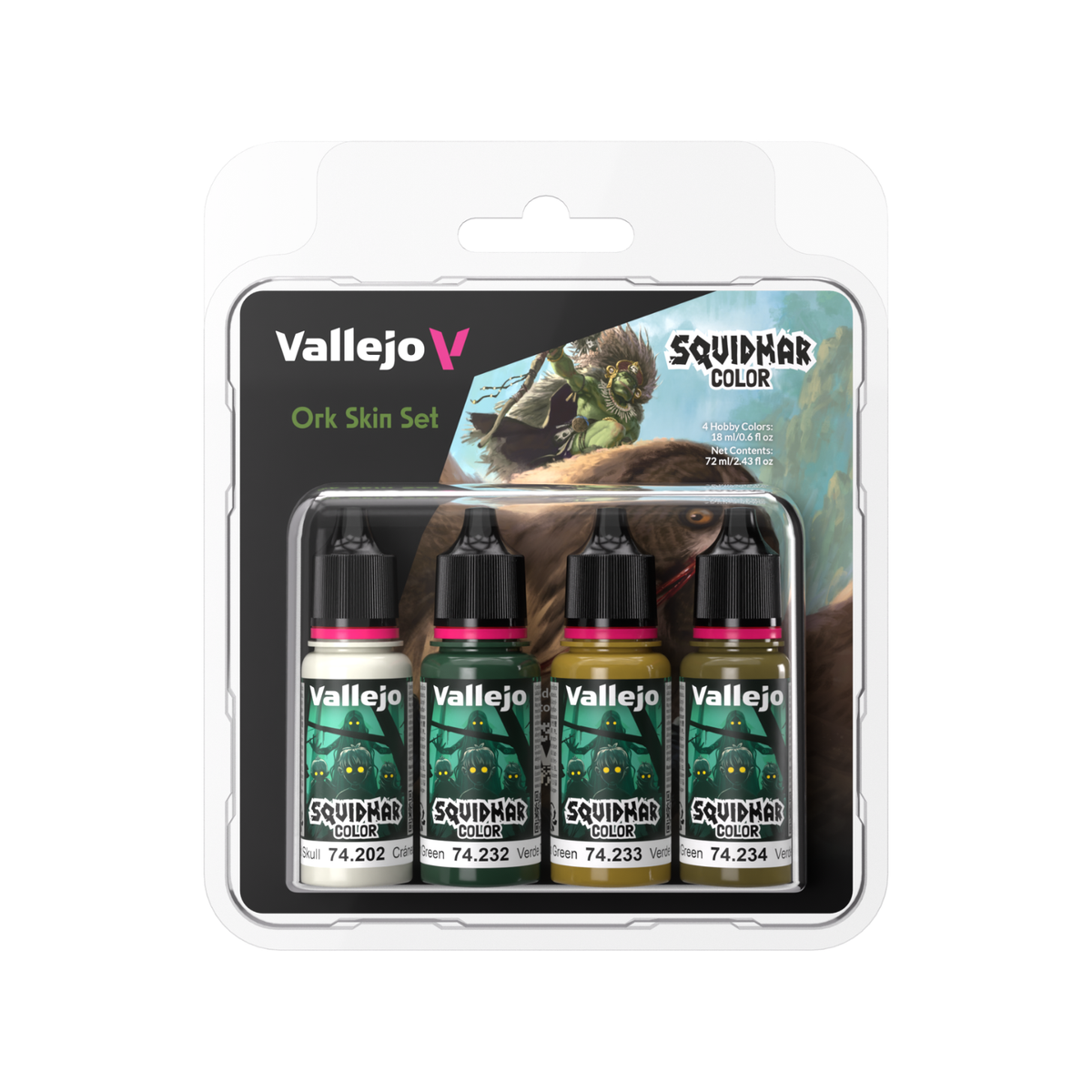 Vallejo Squidmar Color : Ork Skin Set
