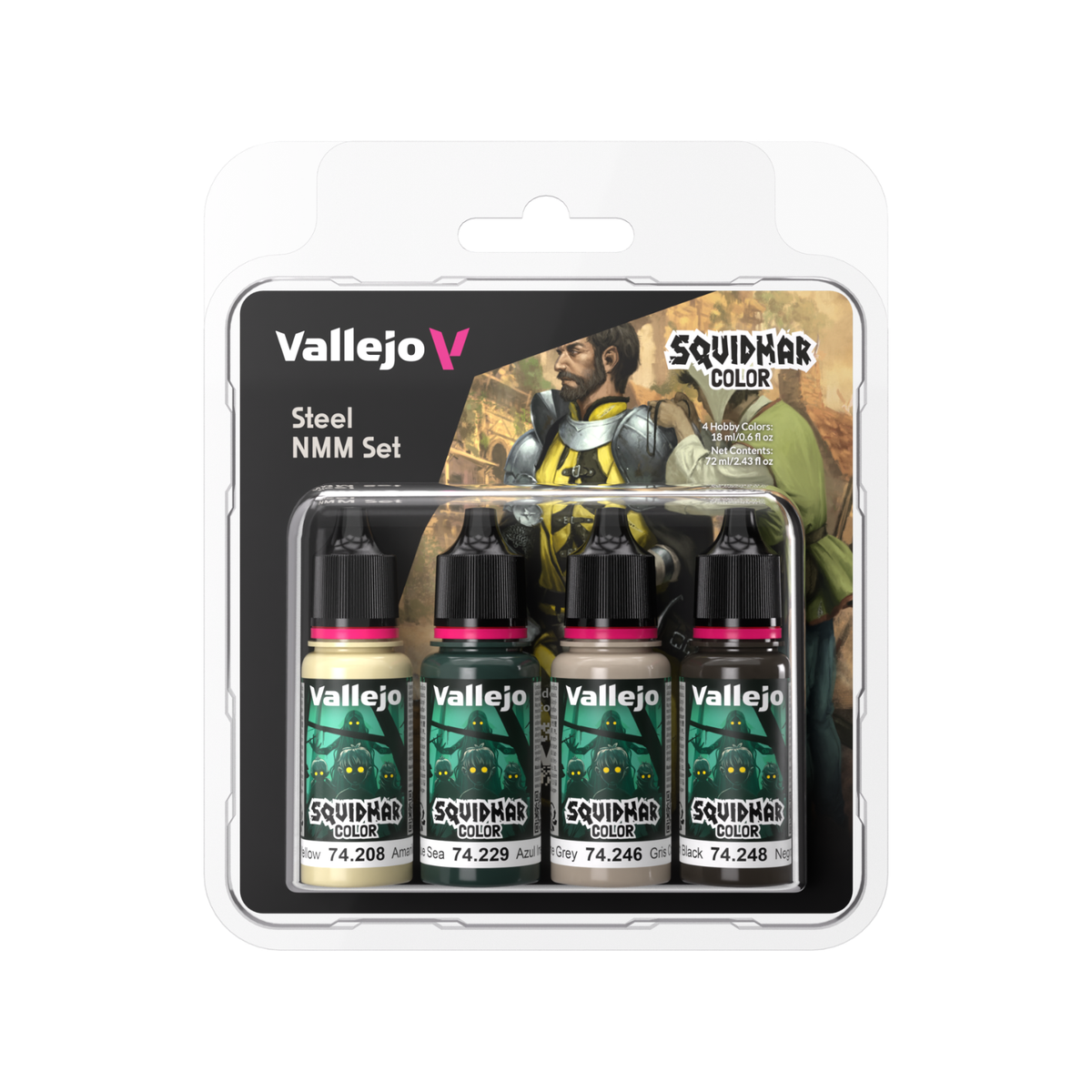 Vallejo Squidmar Color Steel NMM Set