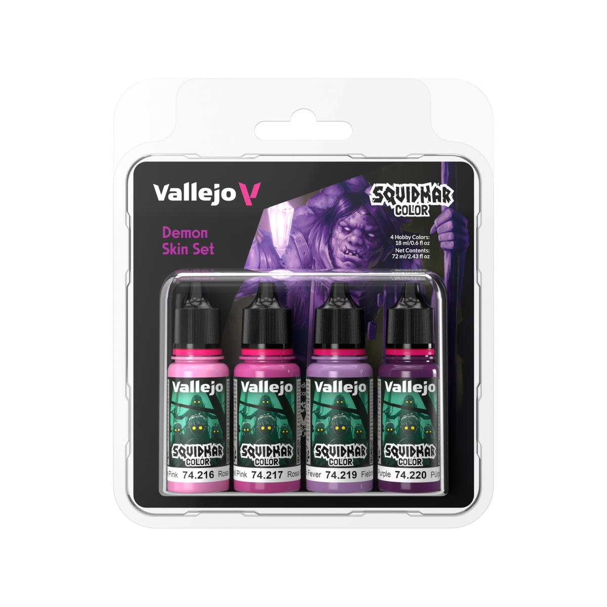 Vallejo Squidmar Color : Demon Skin Set