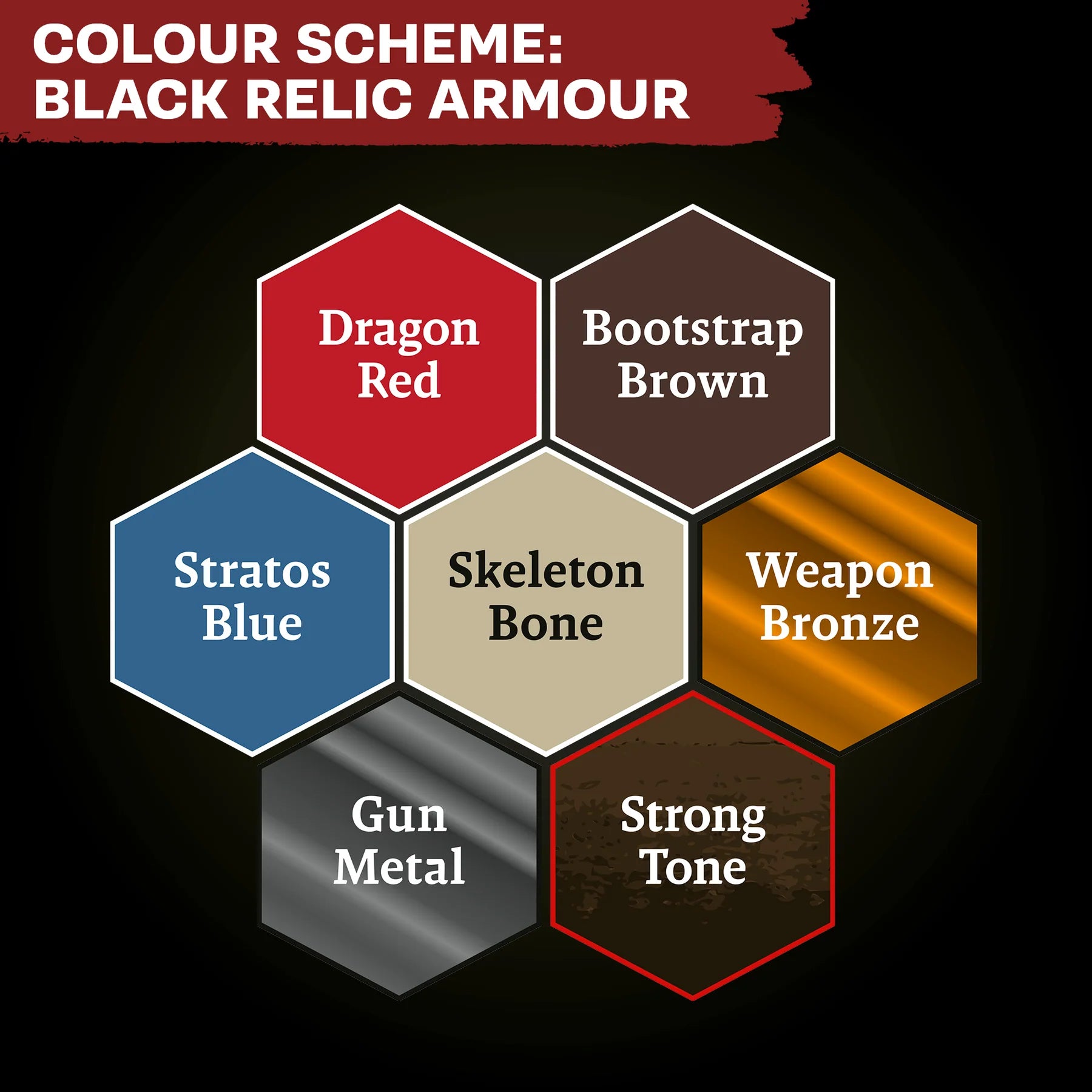 Army Painter Combat 7's Black Relic Armour