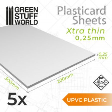 ABS Plain 3mm Plasticard sheet