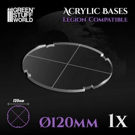 Base - Greenstuff World - Arylic Round Legion 120 mm