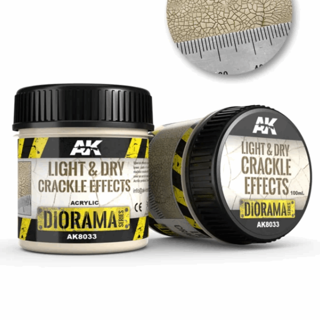 AK Interactive Light and Dry Crackle Effects